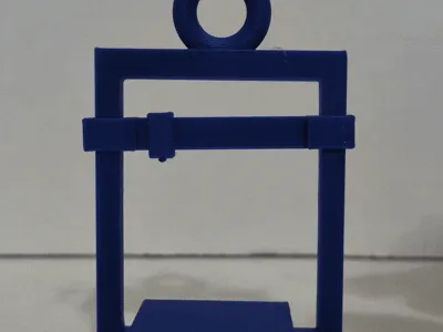 3D Printer Bridging test/Keychain