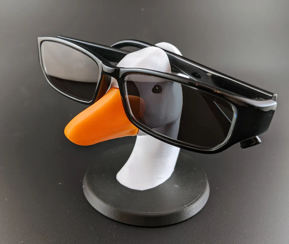 Horrible goose glasses holder by Billiam, Download free STL model