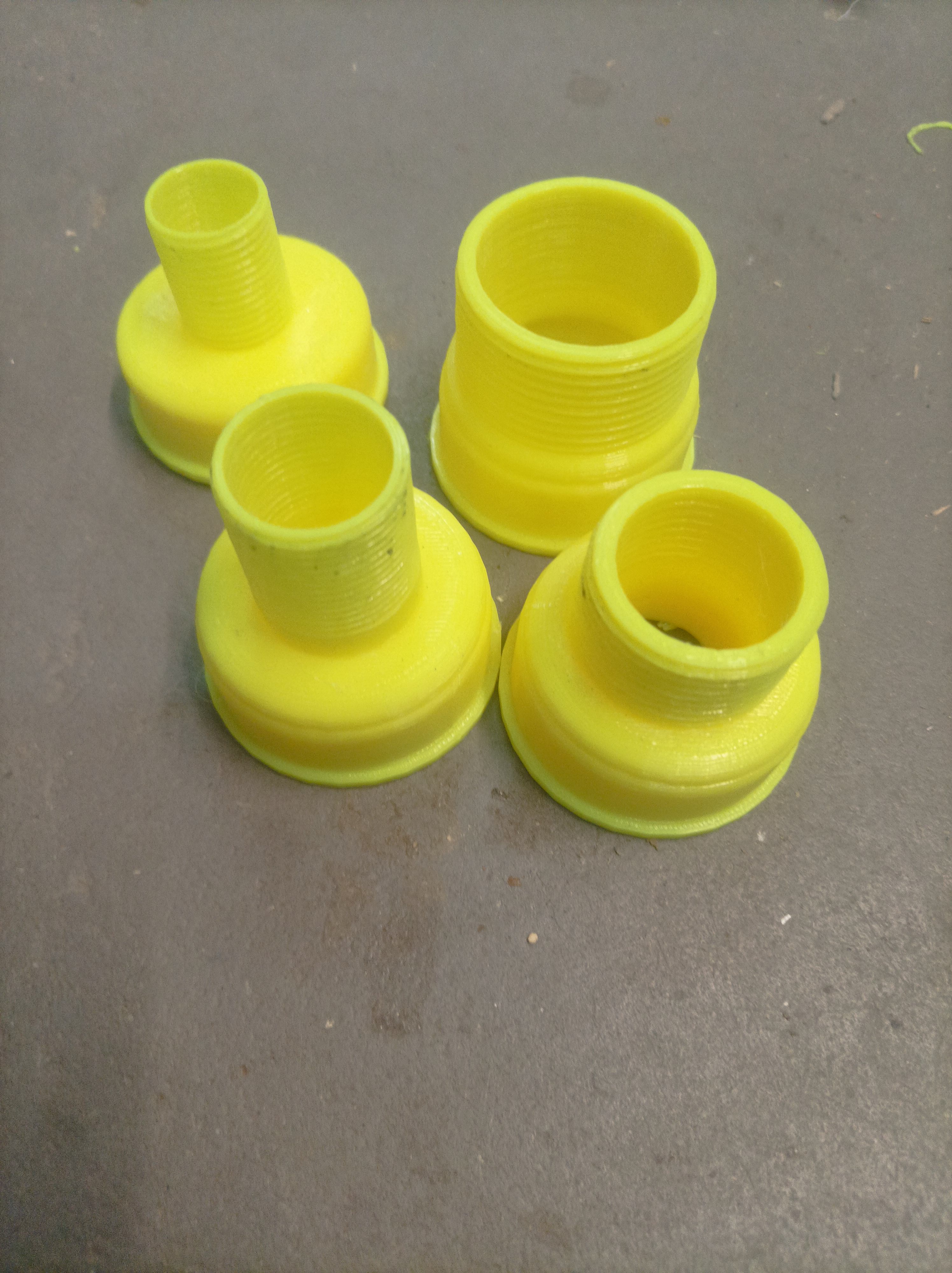 Für IBC Container Deckel mit 50 mm Loch  auf 1/2",  3/4", 1",  11/2" AG