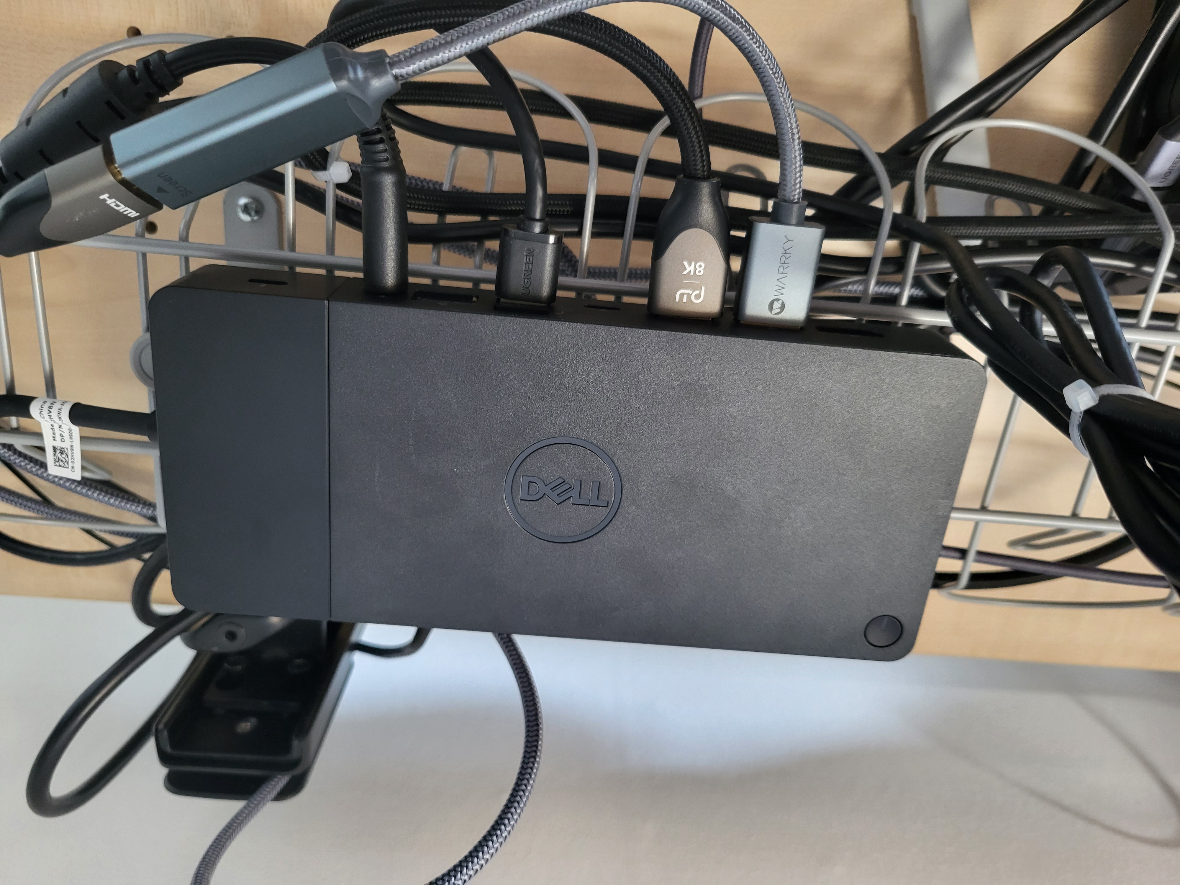 Dell WD19 Thunderbolt Dock Mount for IKEA Signum Cable Channel