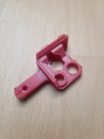 Prusa Bear Z-axis top with filament hose holder extenstion