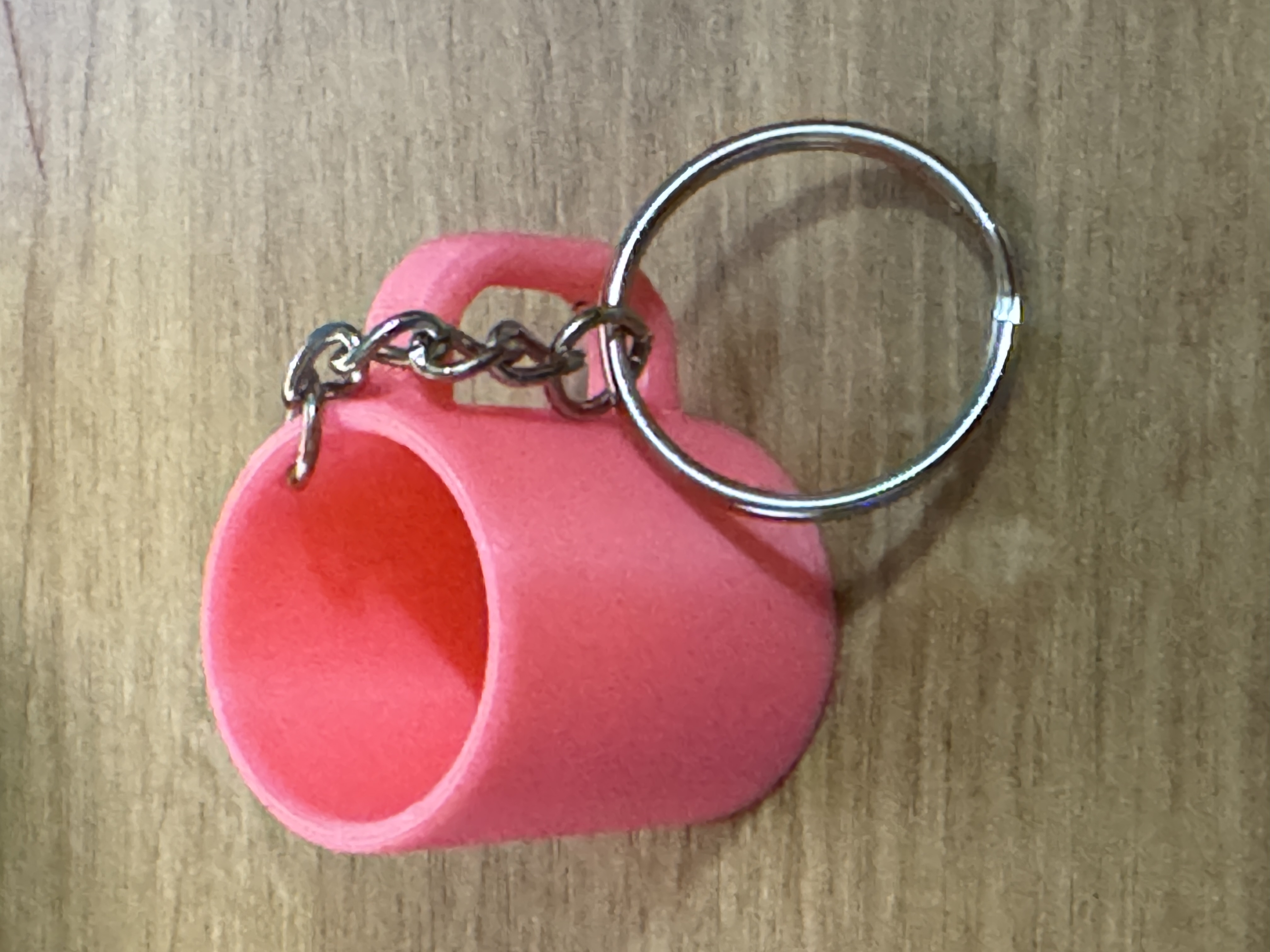 Coffee Mug Cup Key Chain