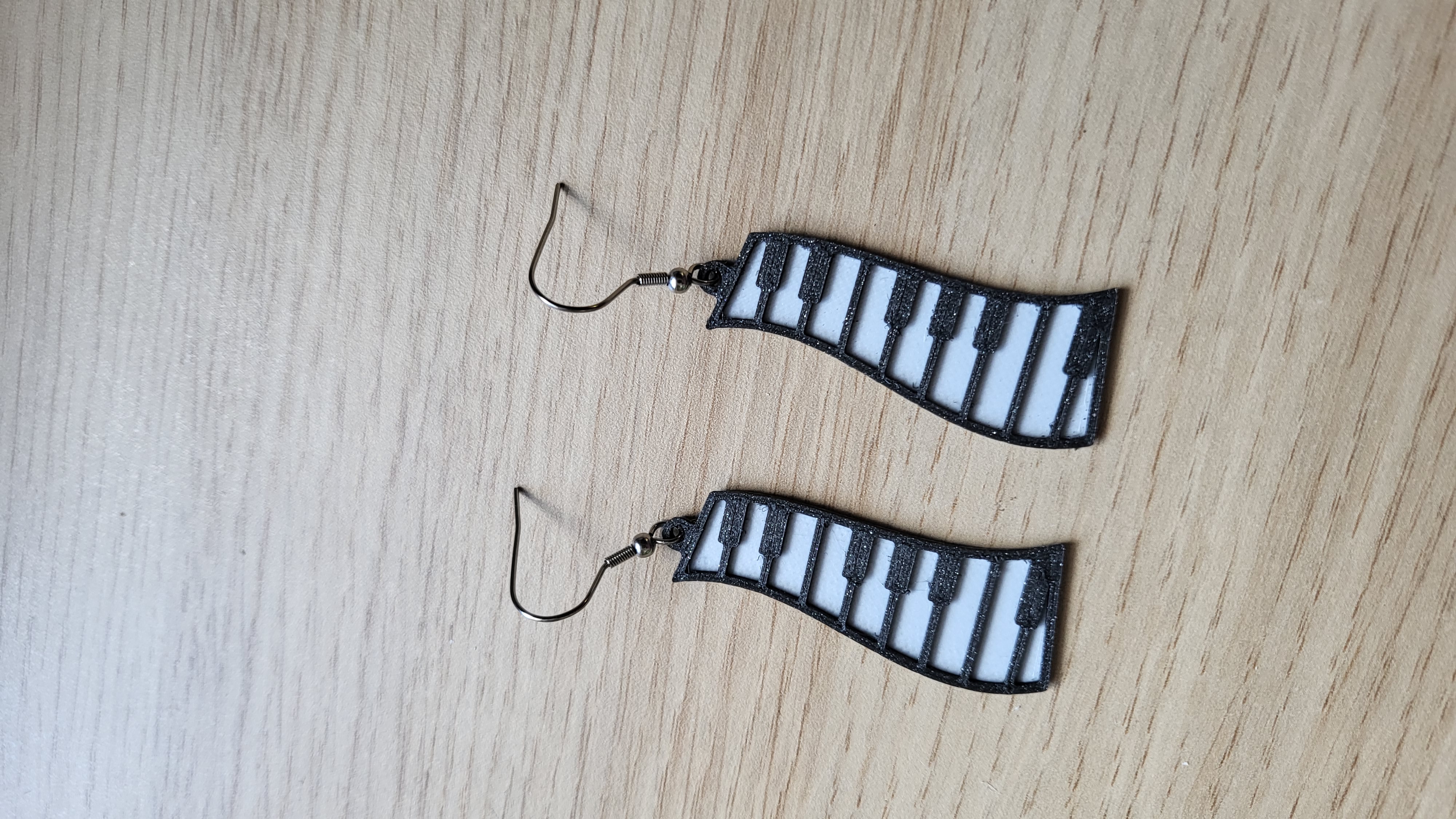 Piano Earrings