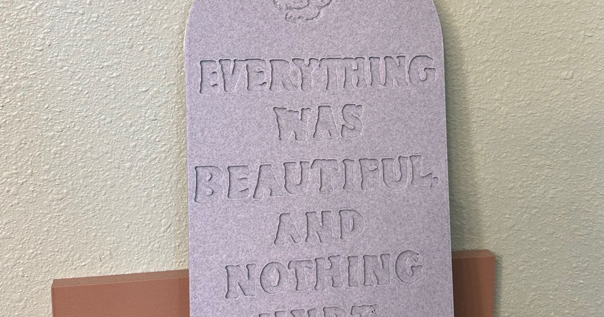 Everything was beautiful and nothing hurt by jamesmillerio | Download ...