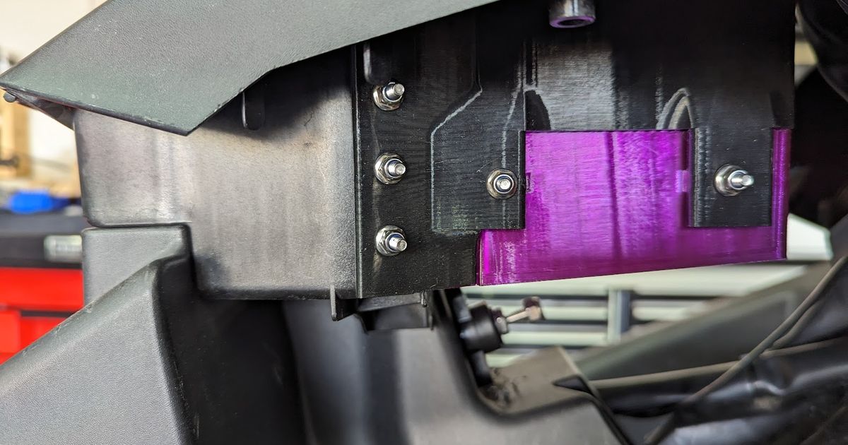 Seadoo Spark 2piece Glove Box Extension by DOP Download free STL