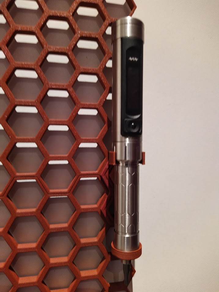 Miniware ES15 holder for the Honeycomb Storage Wall (HSW)