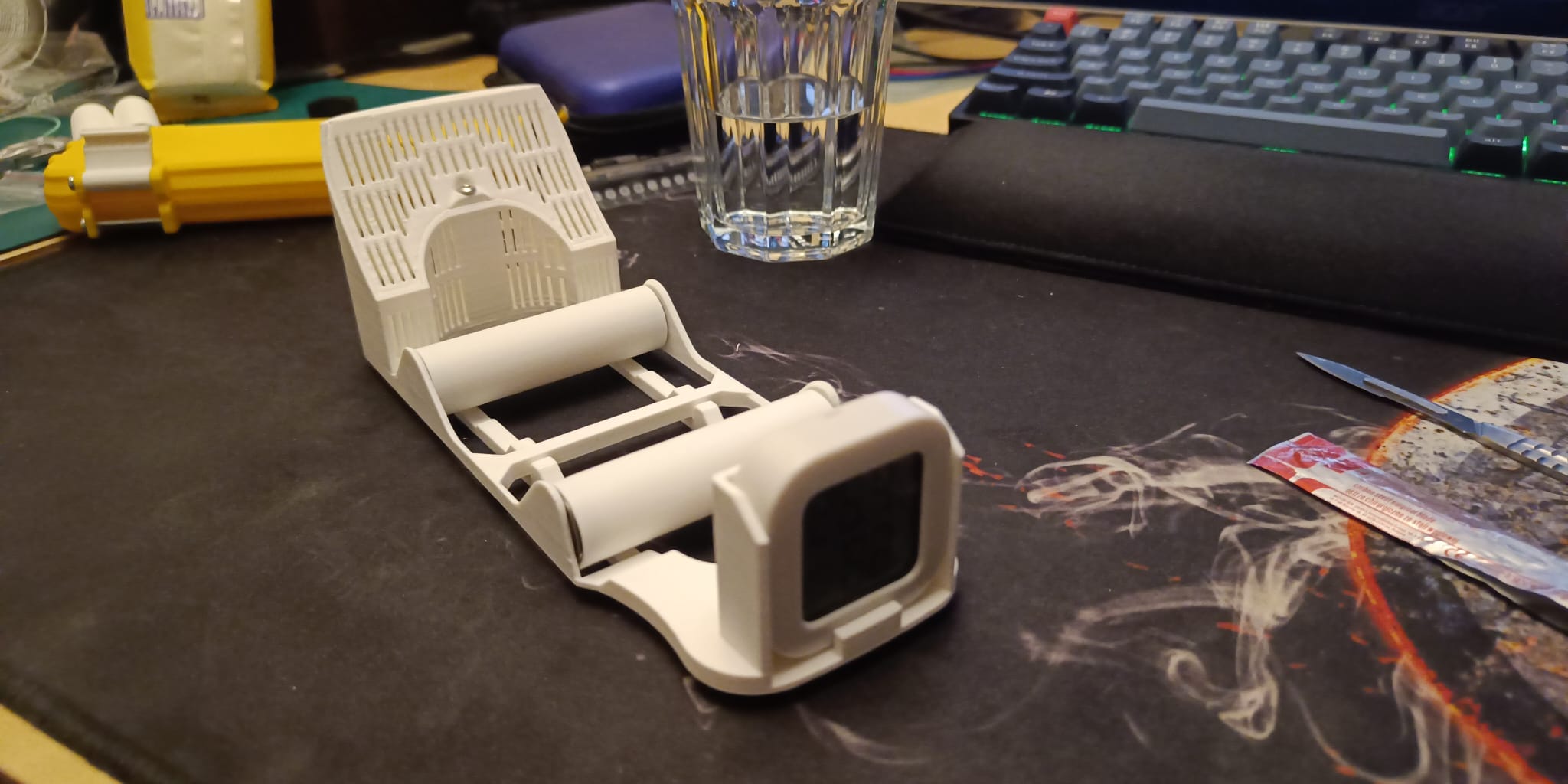 Filament Dry Box with hygrometer by guowa Download free STL model