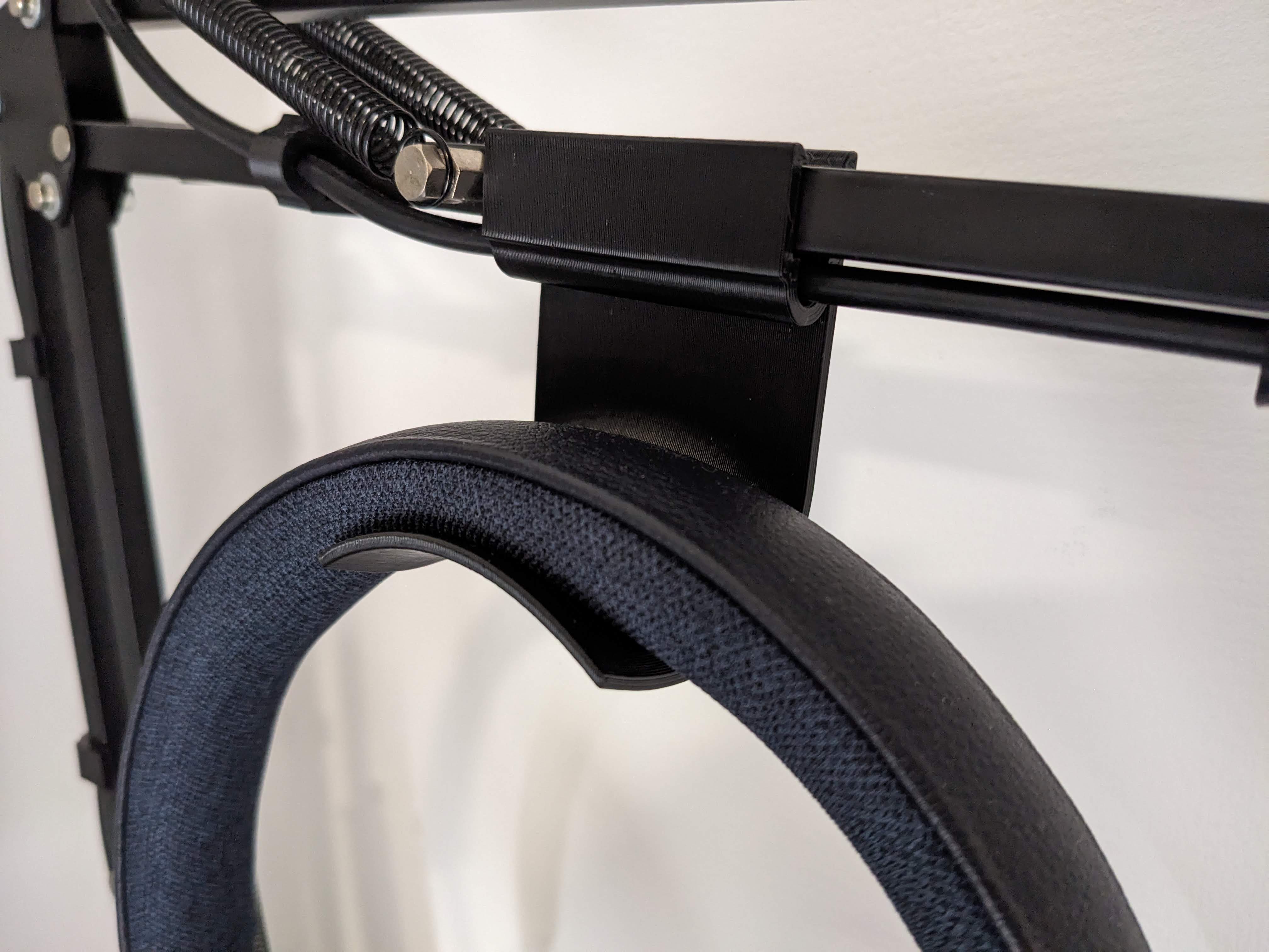 Microphone boom arm headphones hook by ffuubarbuzz Download free STL