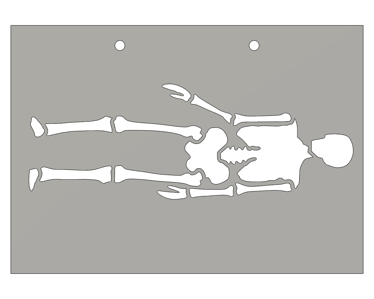 Full Skeleton - Stencil by Tridense | Download free STL model