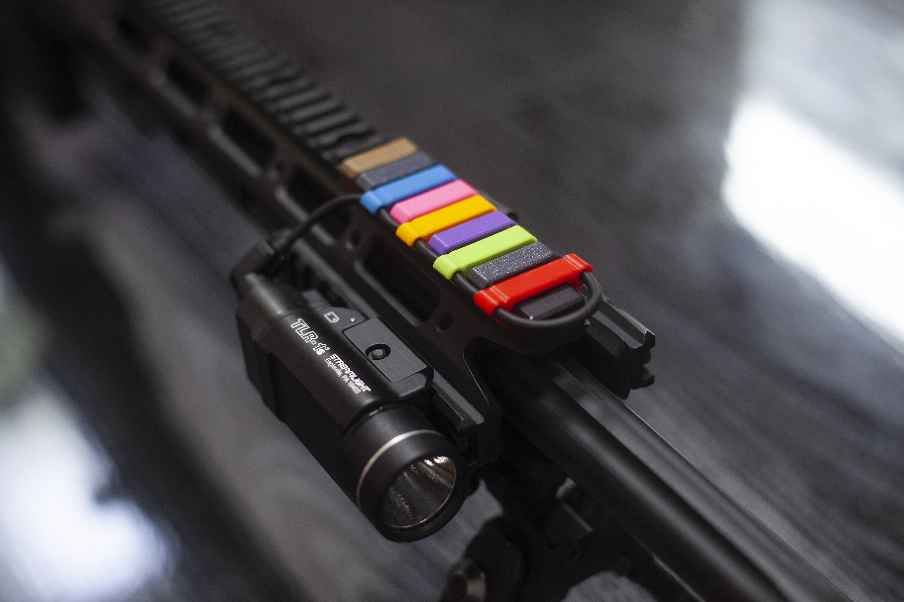 Rail clips for cable management