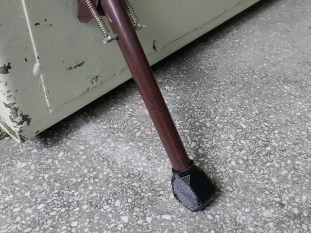 Rubber foot for 18mm spring door stop with whack noise damper