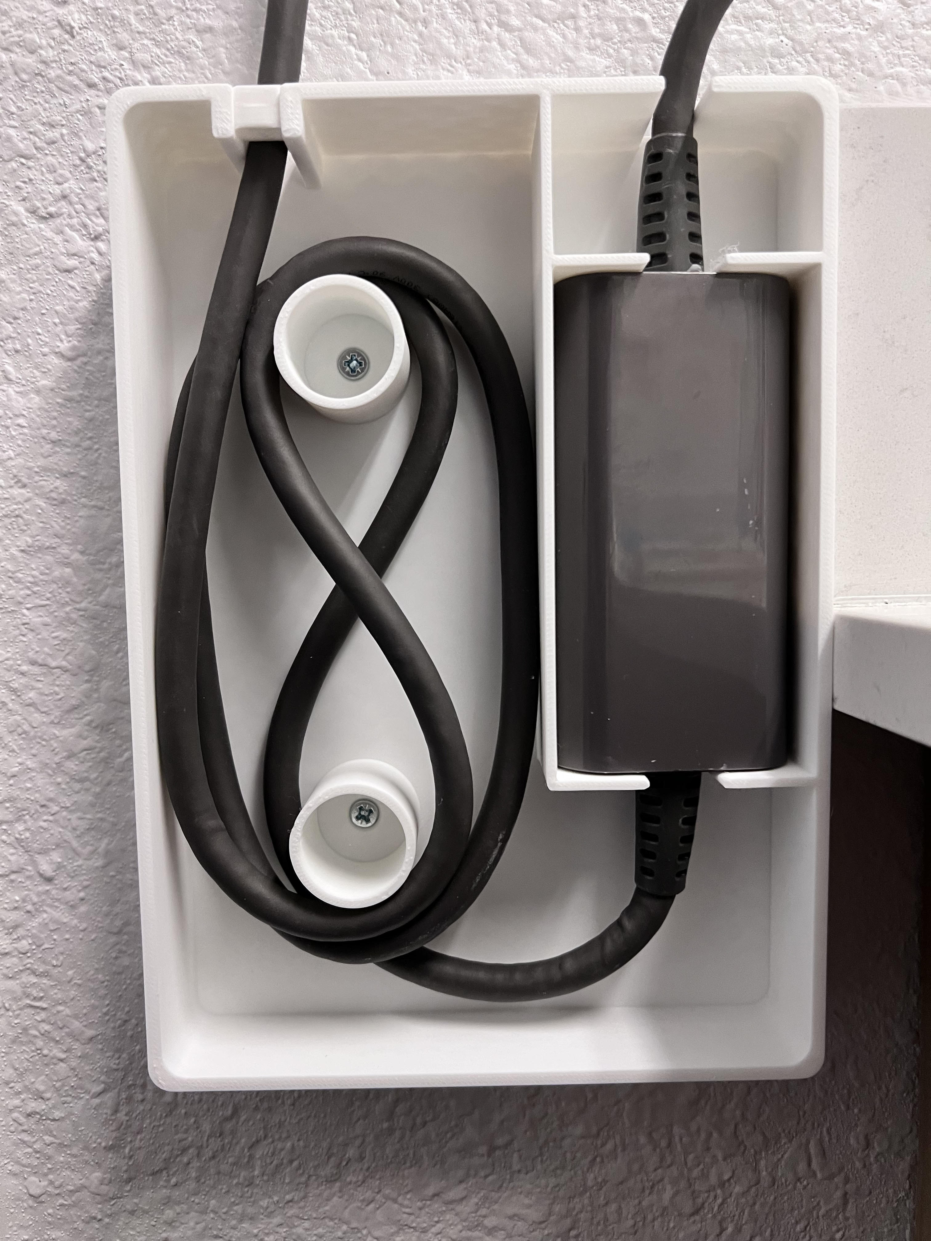 Dyson Hair Dryer Wall Mount with cable management by LS printer