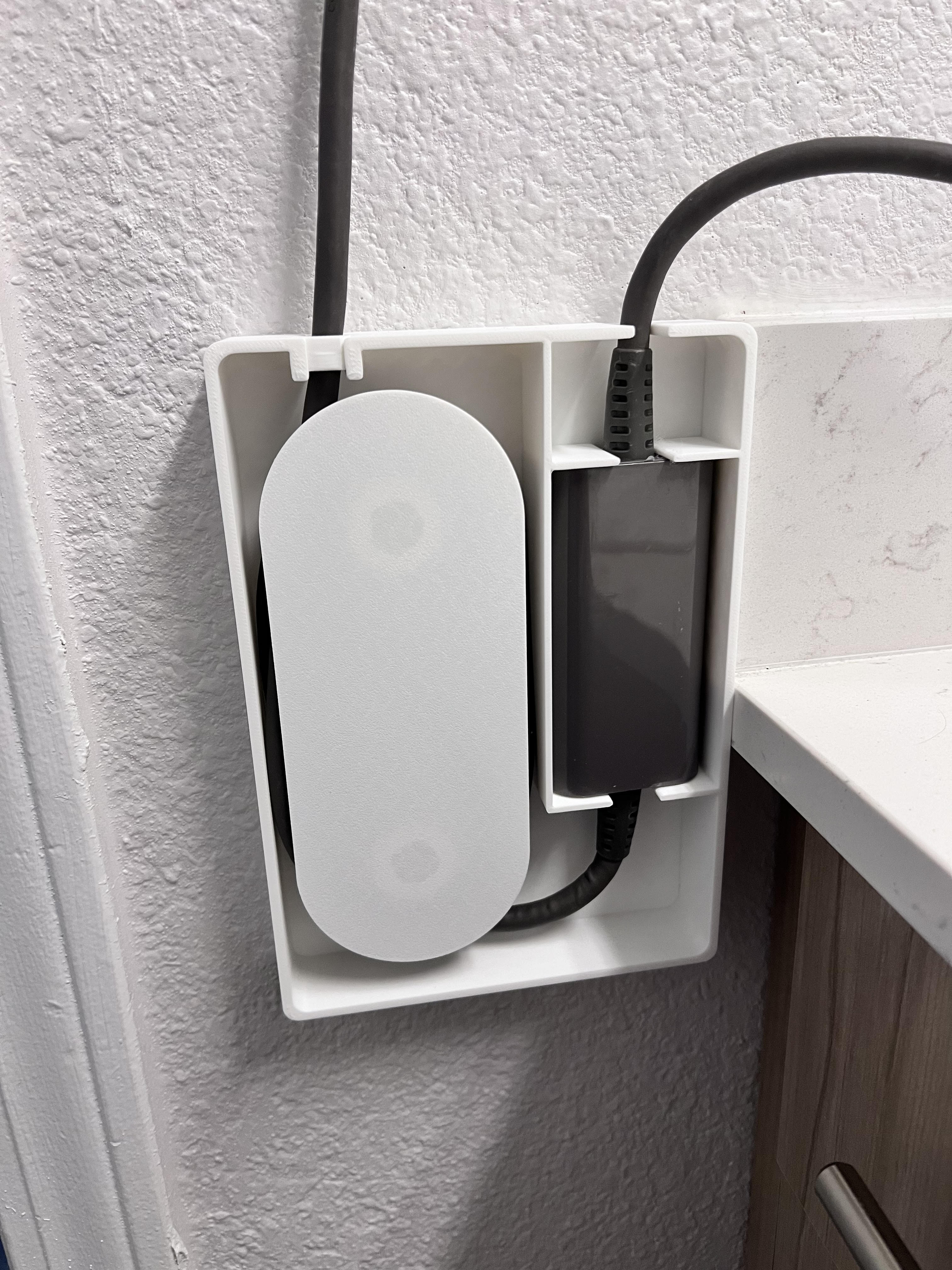 Dyson Hair Dryer Wall Mount with cable management by LS printer