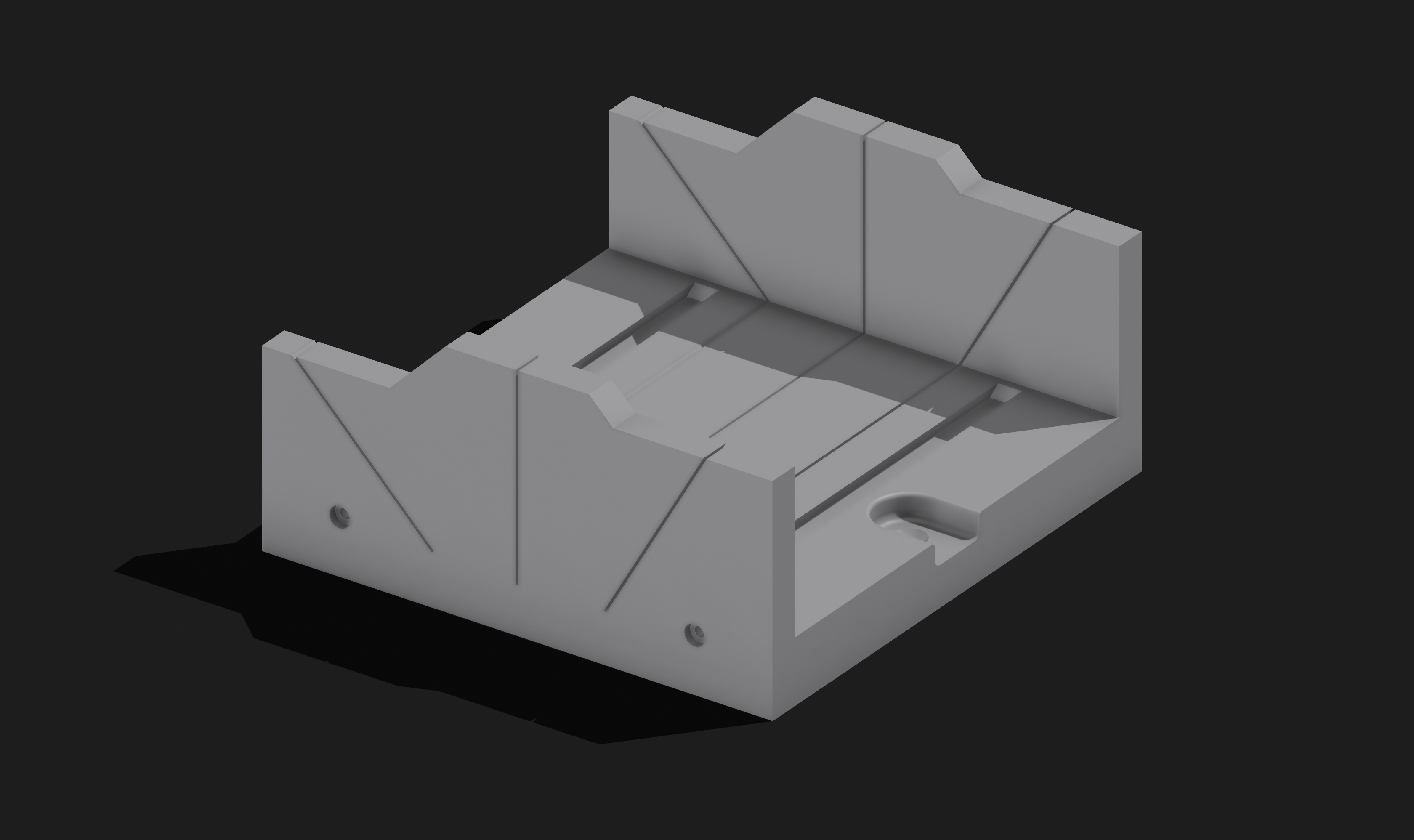 Bevel box, extra wide