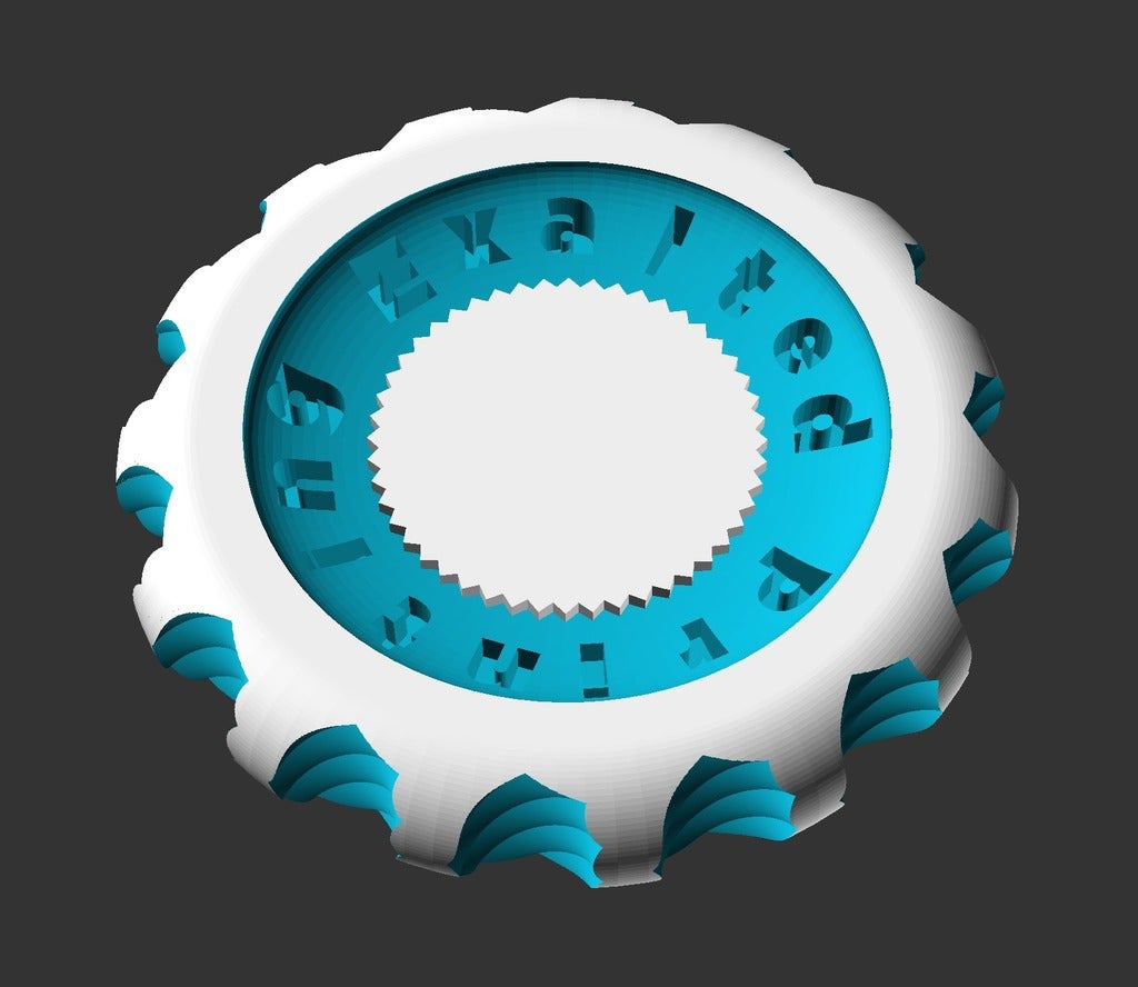 Miniatura 7 do modelo 3D Customizable Maker Coin