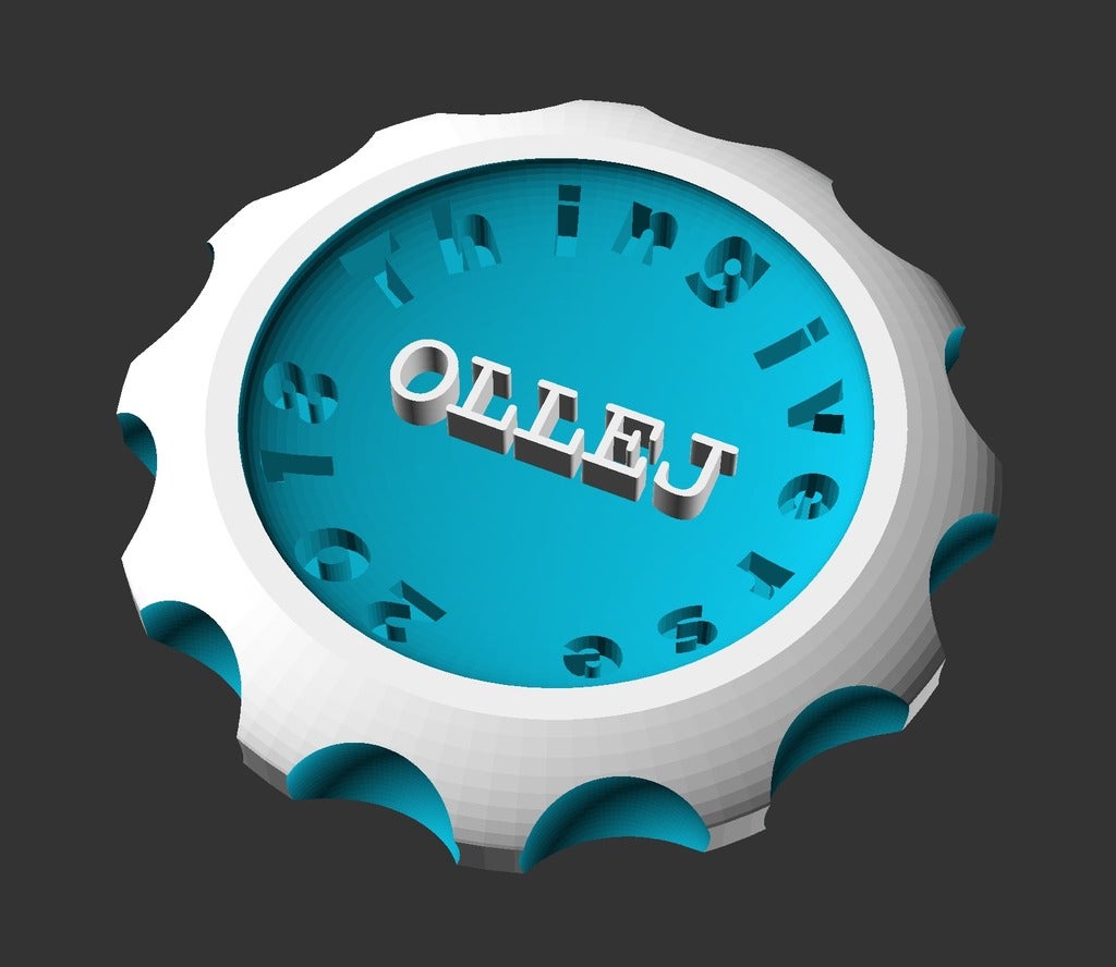Miniatura 8 do modelo 3D Customizable Maker Coin