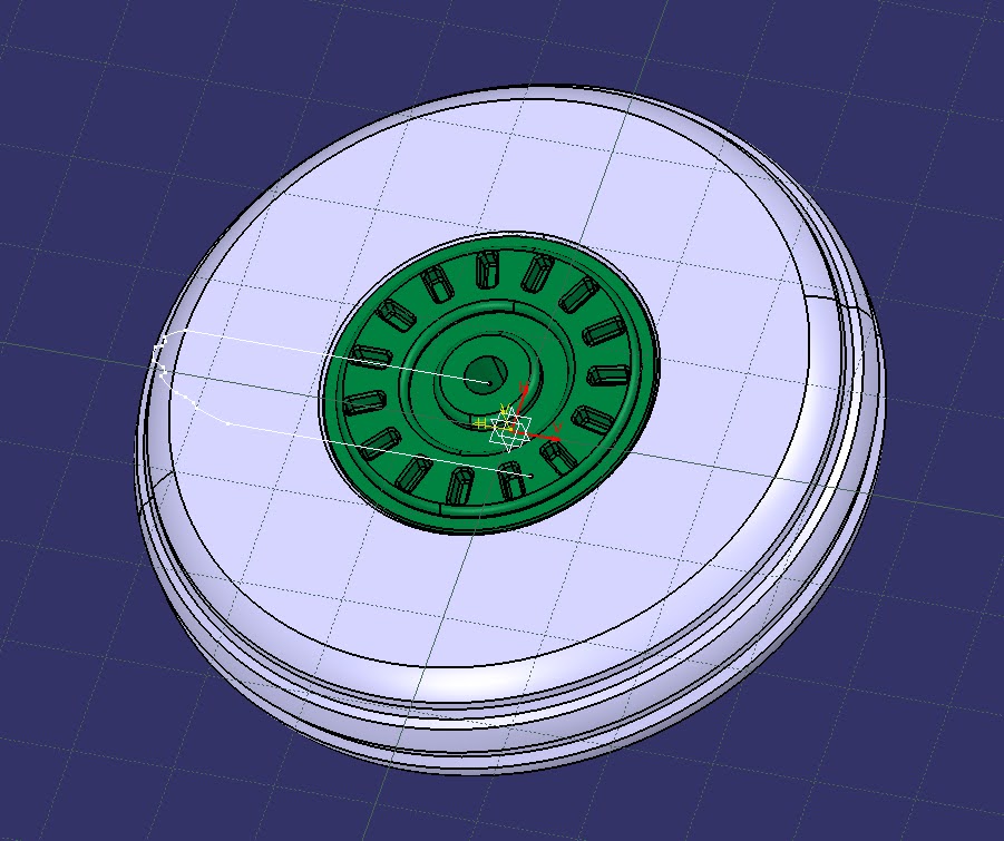 Mig-3 Wheel and Tire (for 1105mm RC plane_