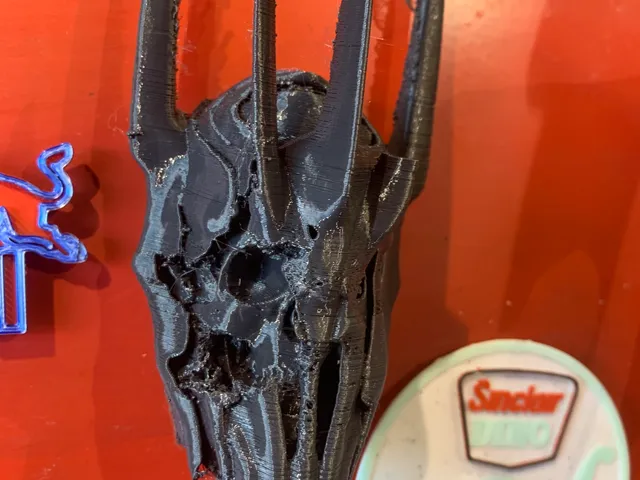 Sauron Skull Magnet