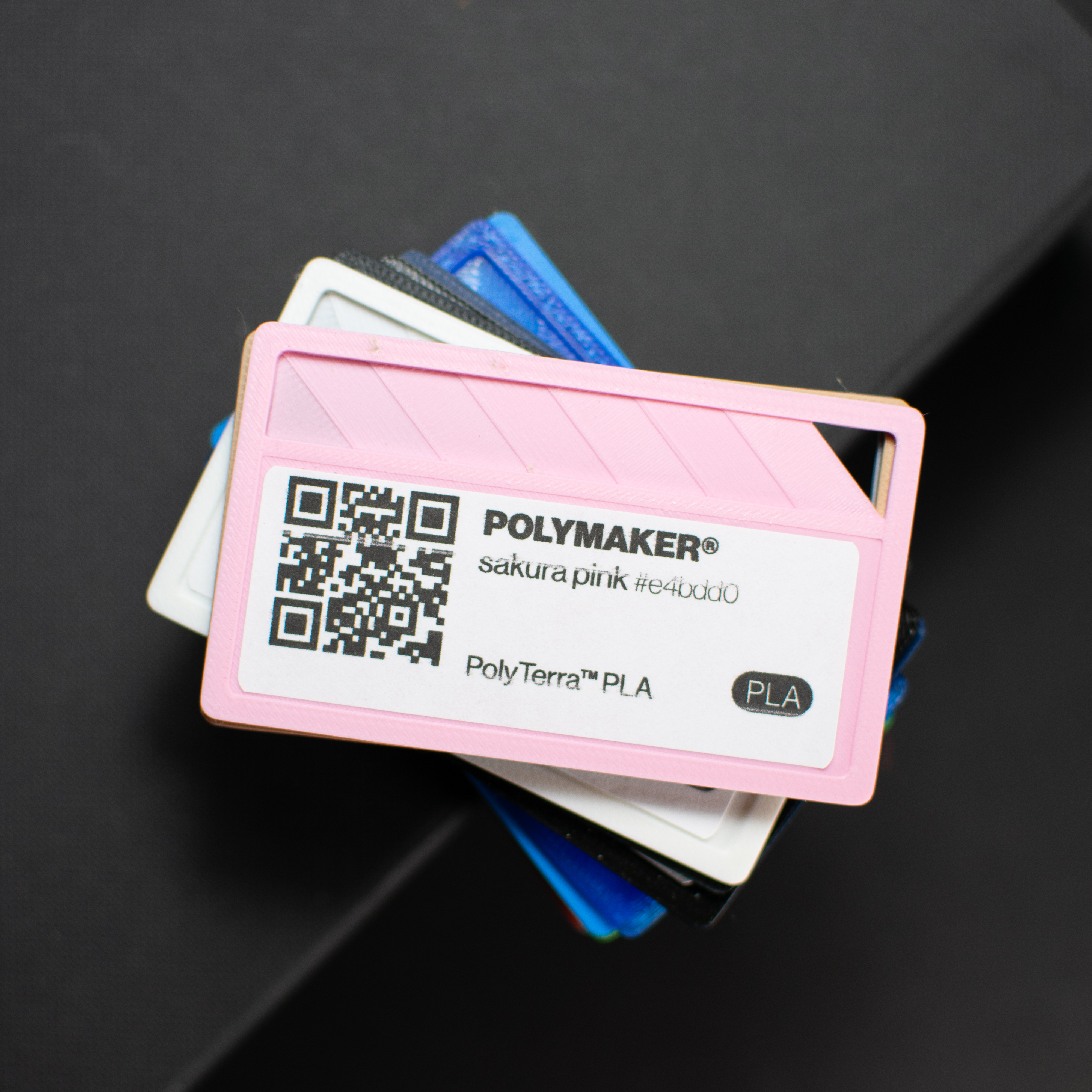 Filament Sample Card with Label