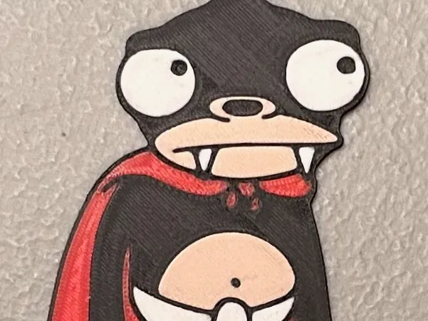 Multicolor Futurama's Nibbler Magnet