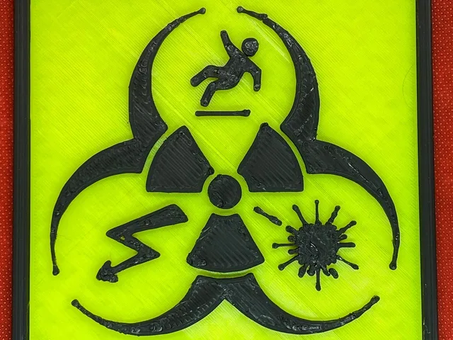 xkcd multi warning sign dualcolor 2D art