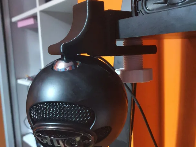 Microphone 5/8-27 modular clamp connector