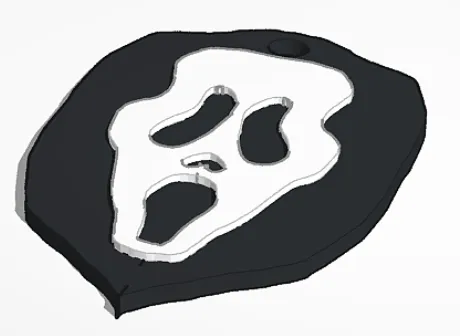 The PNG 3d Images, Halloween 3d White Ghost Scary Face Png Right View,  Halloween, 3d, White PNG Image For Free Download