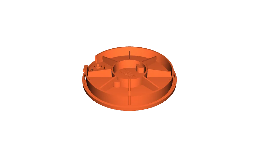 Round Sprinkler Drain Box Cover by sclem | Download free STL model ...
