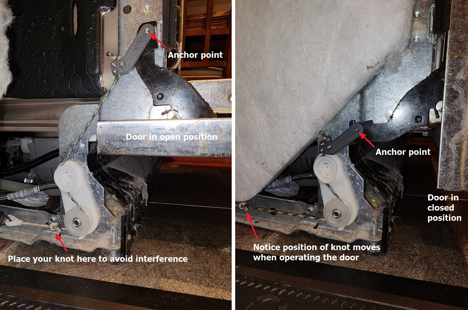 [REPAIR] Spring Hinge Anchor Replacement [KitchenAid dishwasher] by