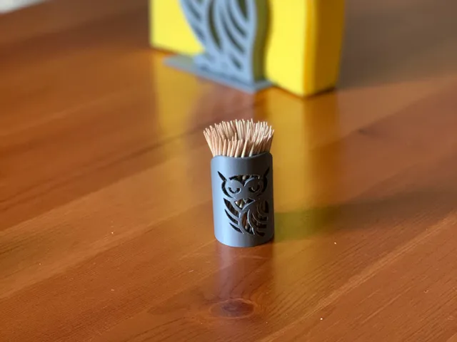owl holder toothpick