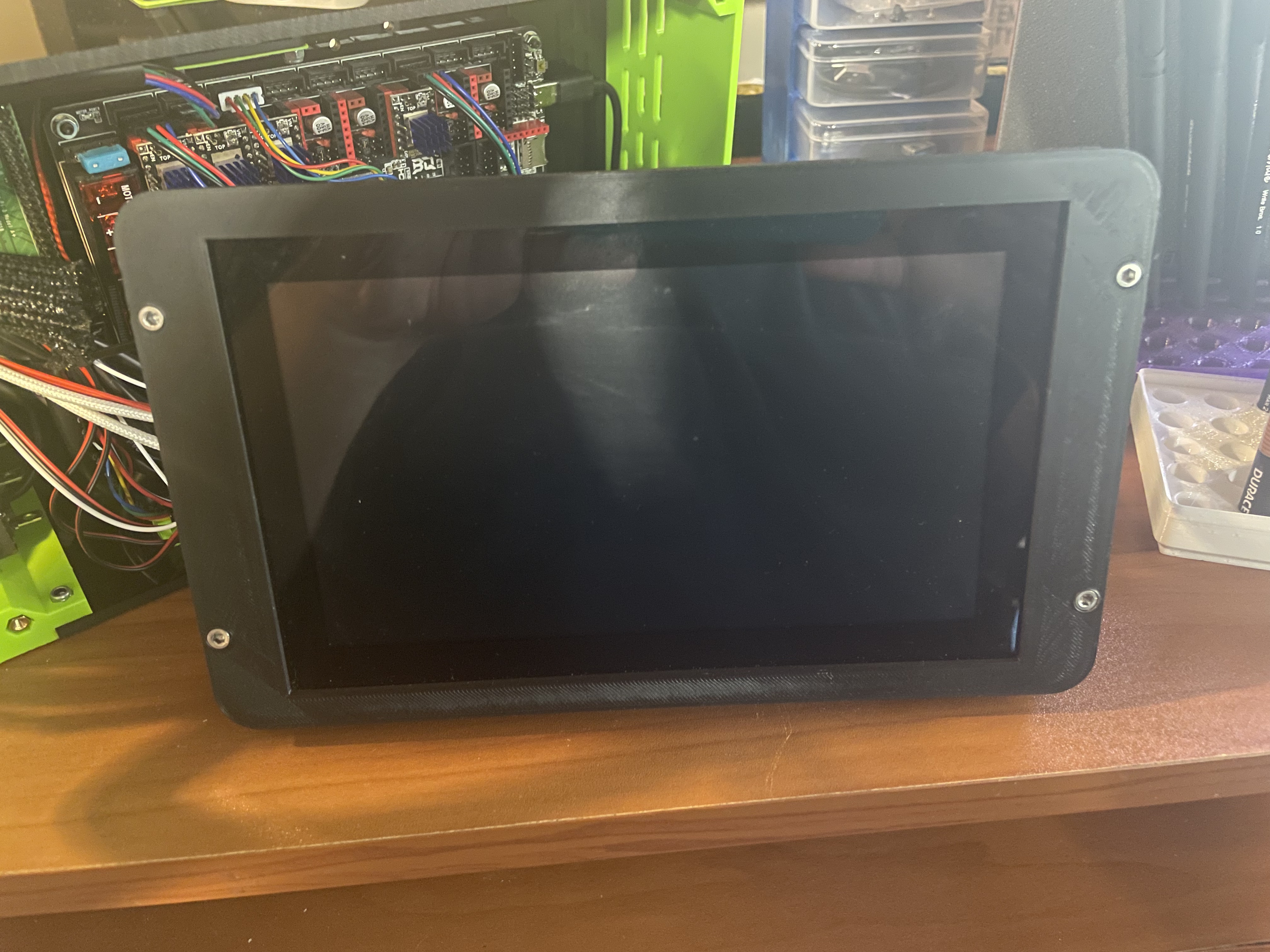 Miniatura 2 do modelo 3D Simple Stand for Raspberry Pi 7" Touchscreen