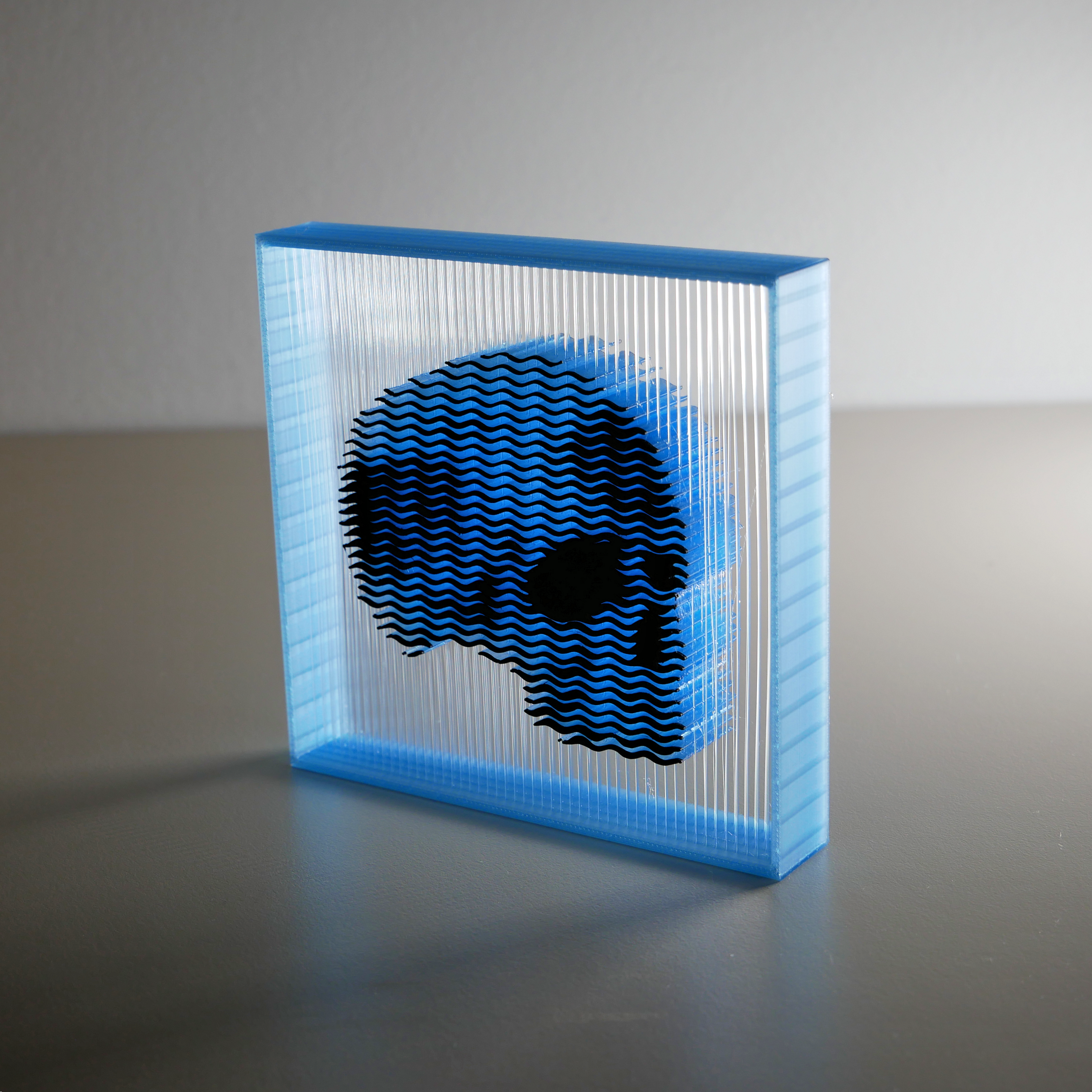 Miniatura 2 do modelo 3D Fragmented Skull String Art