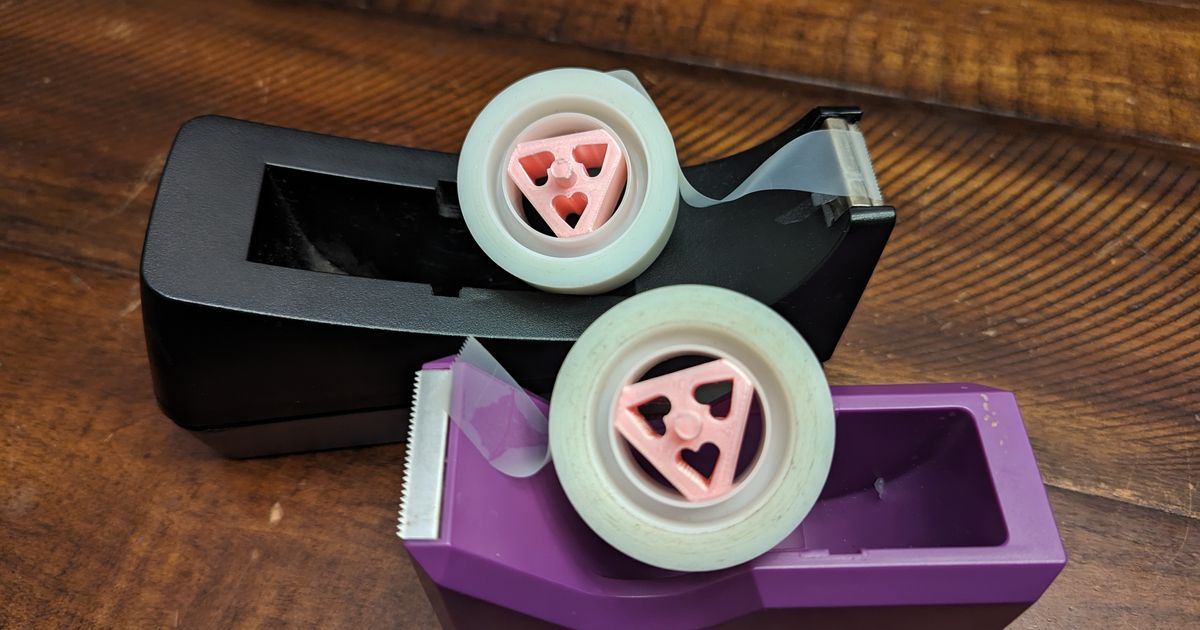 Tape Dispenser Core by greg.giem Download free STL model