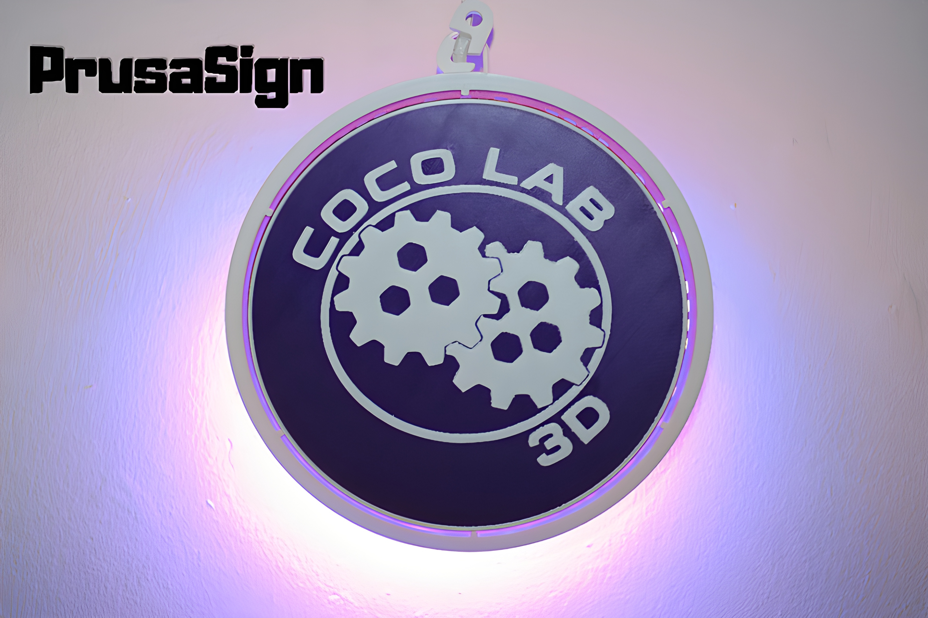 PrusaSign — The Modular Wall Sign System