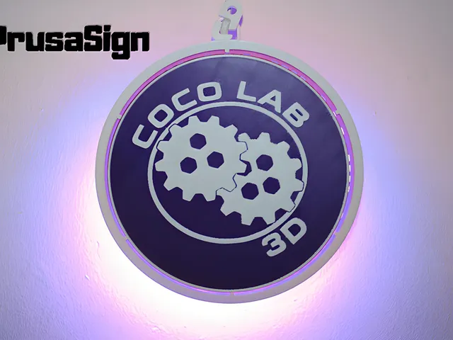 PrusaSign — The Modular Wall Sign System
