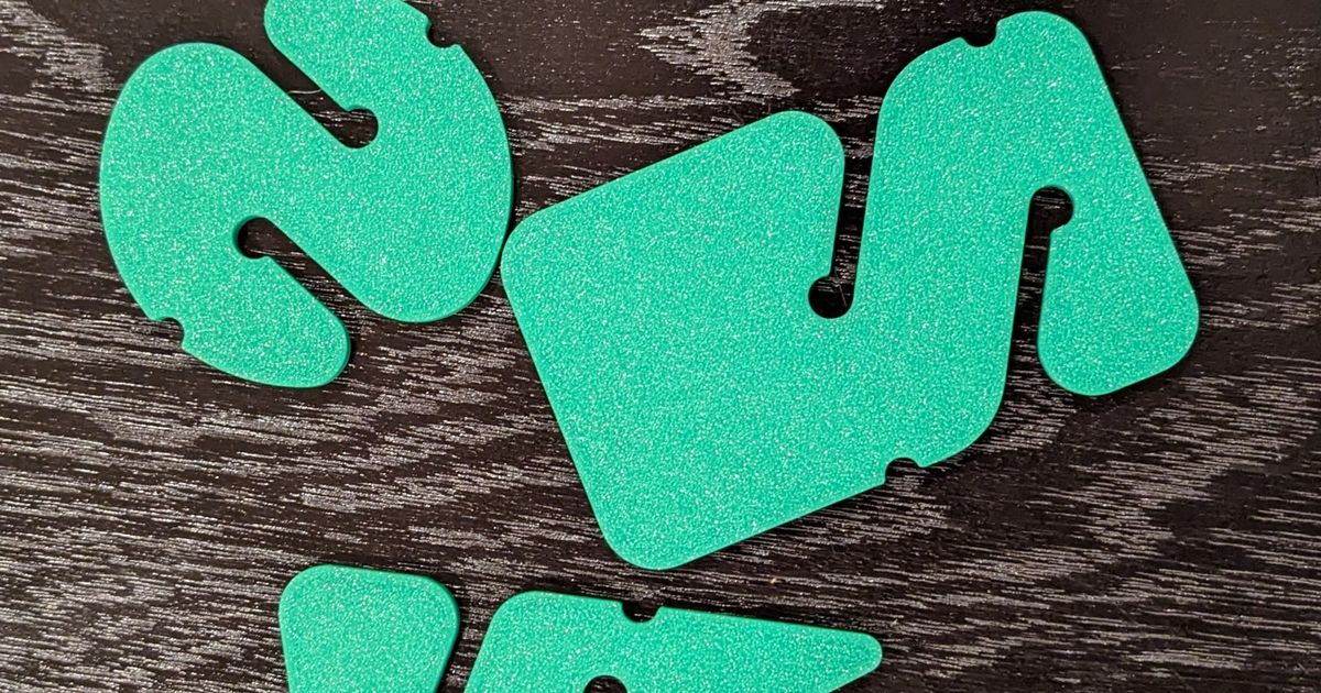 Cave Diving Line Markers by mrsquron Download free STL model