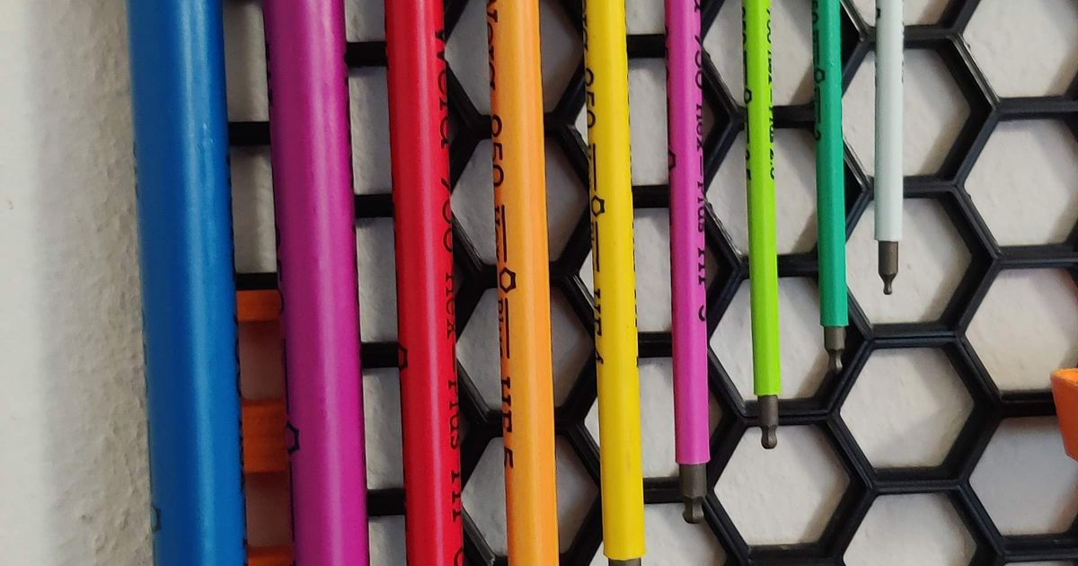 HSW Wera Hex Plus Allen key holder by Loki Download free STL