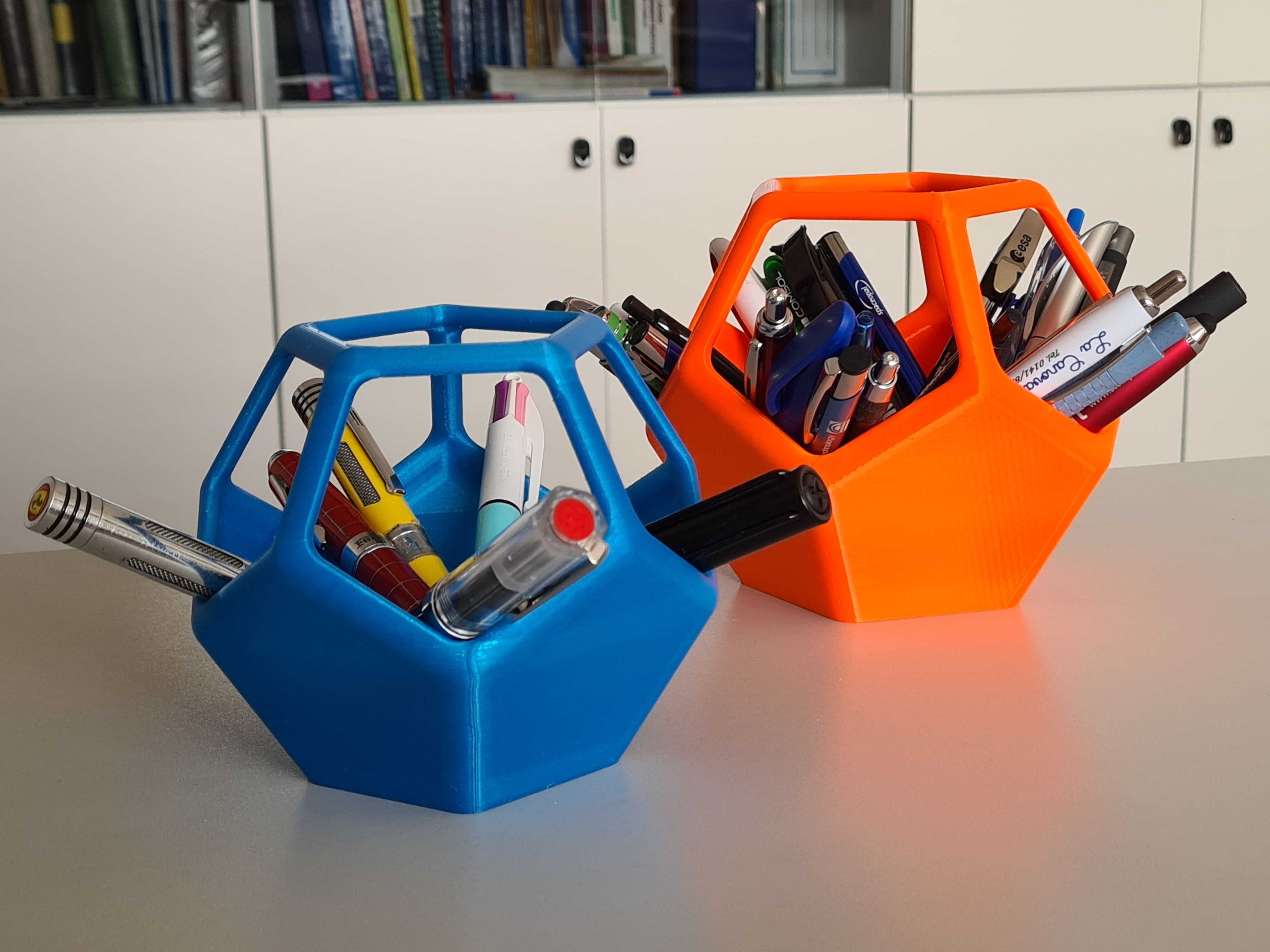 Dodecahedron Desk Organizer