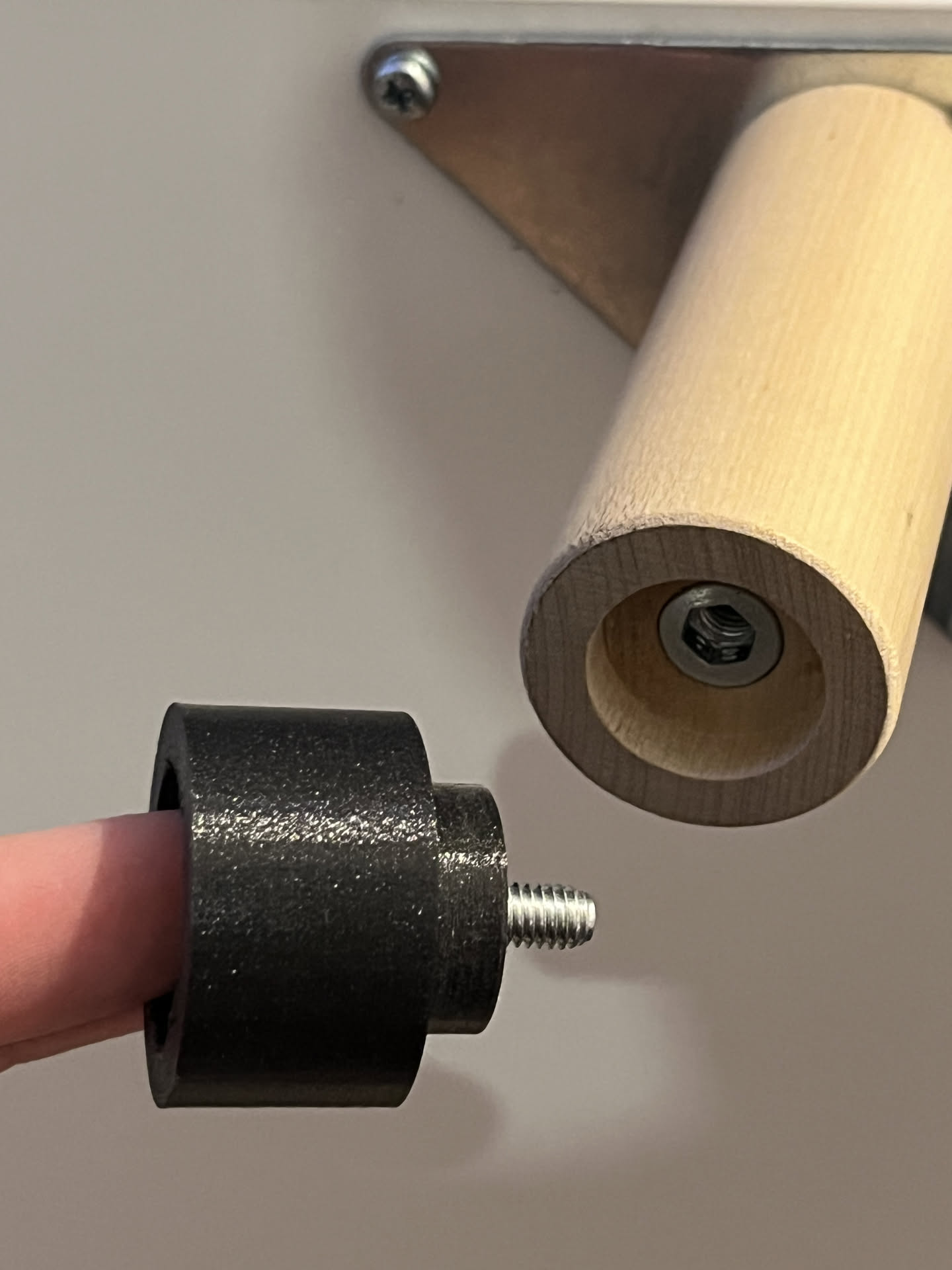 IKEA EKET Leg Extender with Screw Hole
