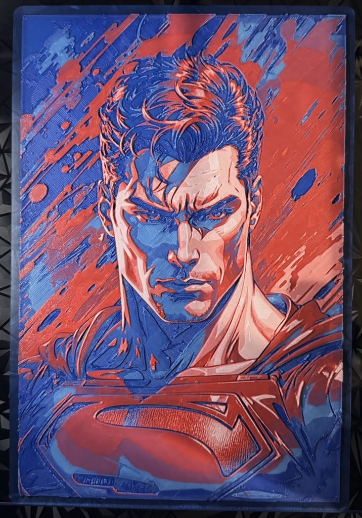 Man of Steel - Hueforge Print