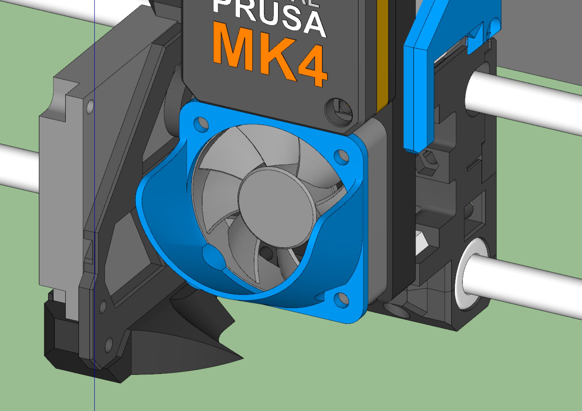 Prusa MK4 - Hotend Fan shroud