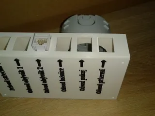 Domácí mini Patch panel by Jiřík | Download free STL model | Printables.com