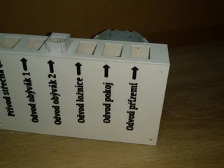 Domácí mini Patch panel by Jiřík | Download free STL model | Printables.com