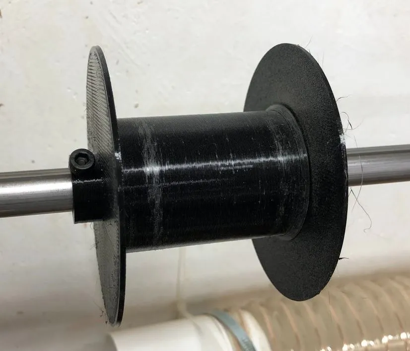 Cleat storage rack for wire spools at work. : r/woodworking