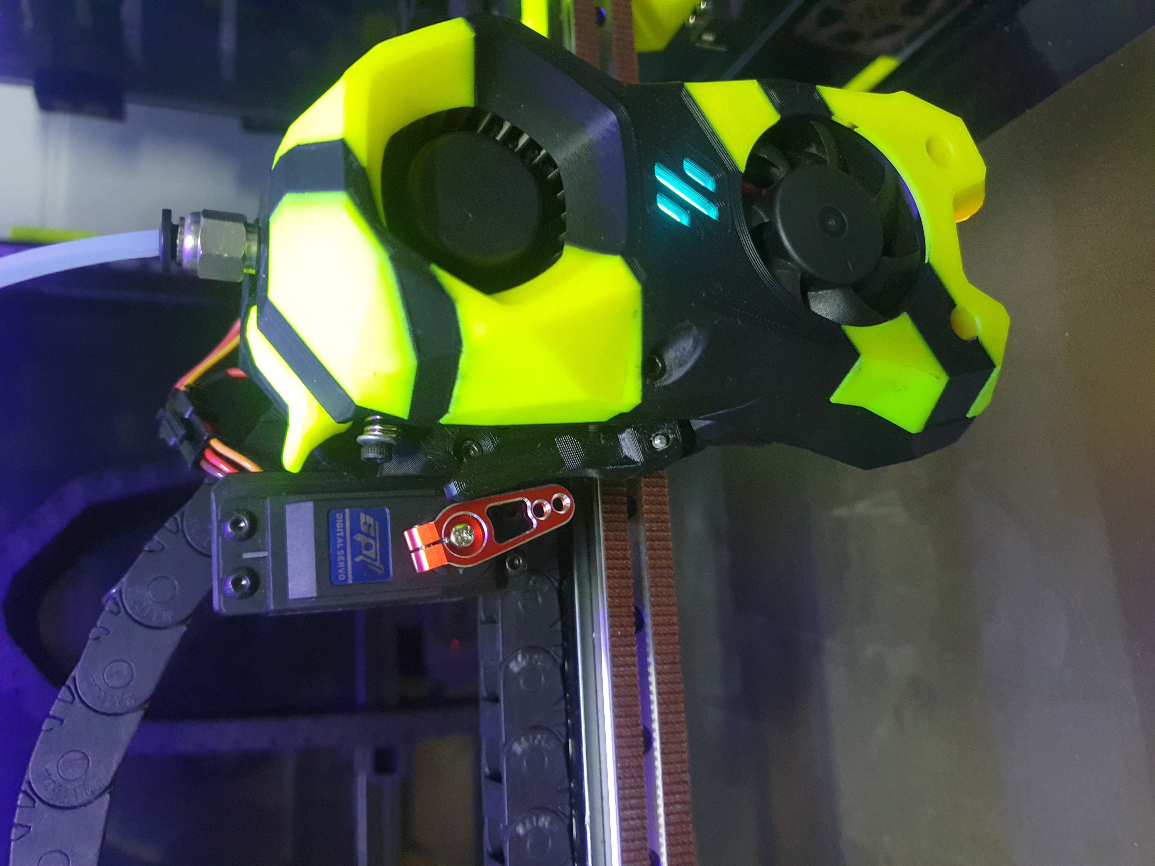 Servo Halter SPT4412LV Stealthburner/CW2 + Upgrade