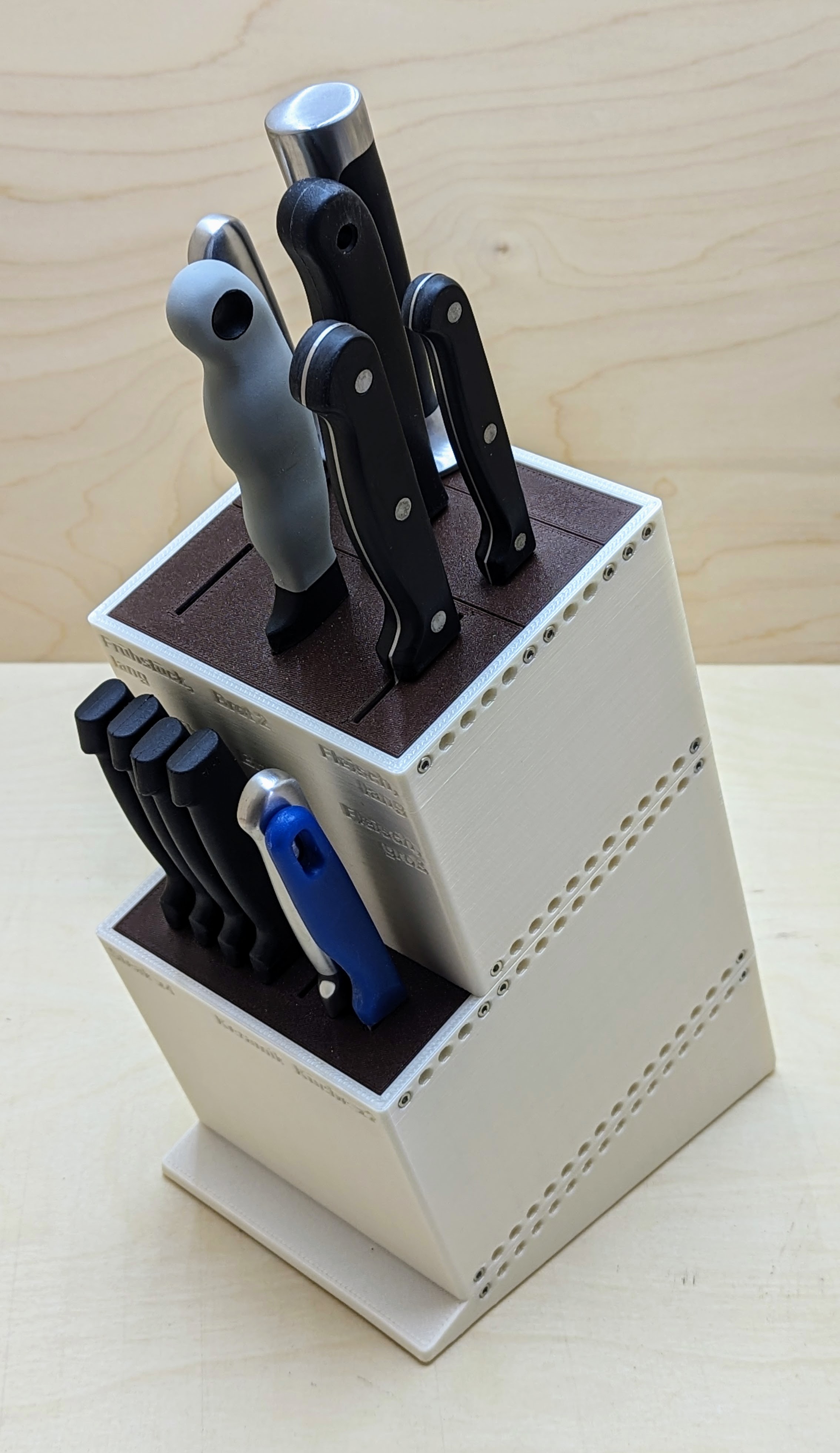 Parametric Knife Block / Parametrischer Messerblock
