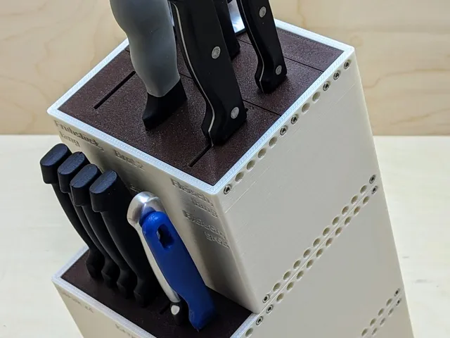 Parametric Knife Block / Parametrischer Messerblock