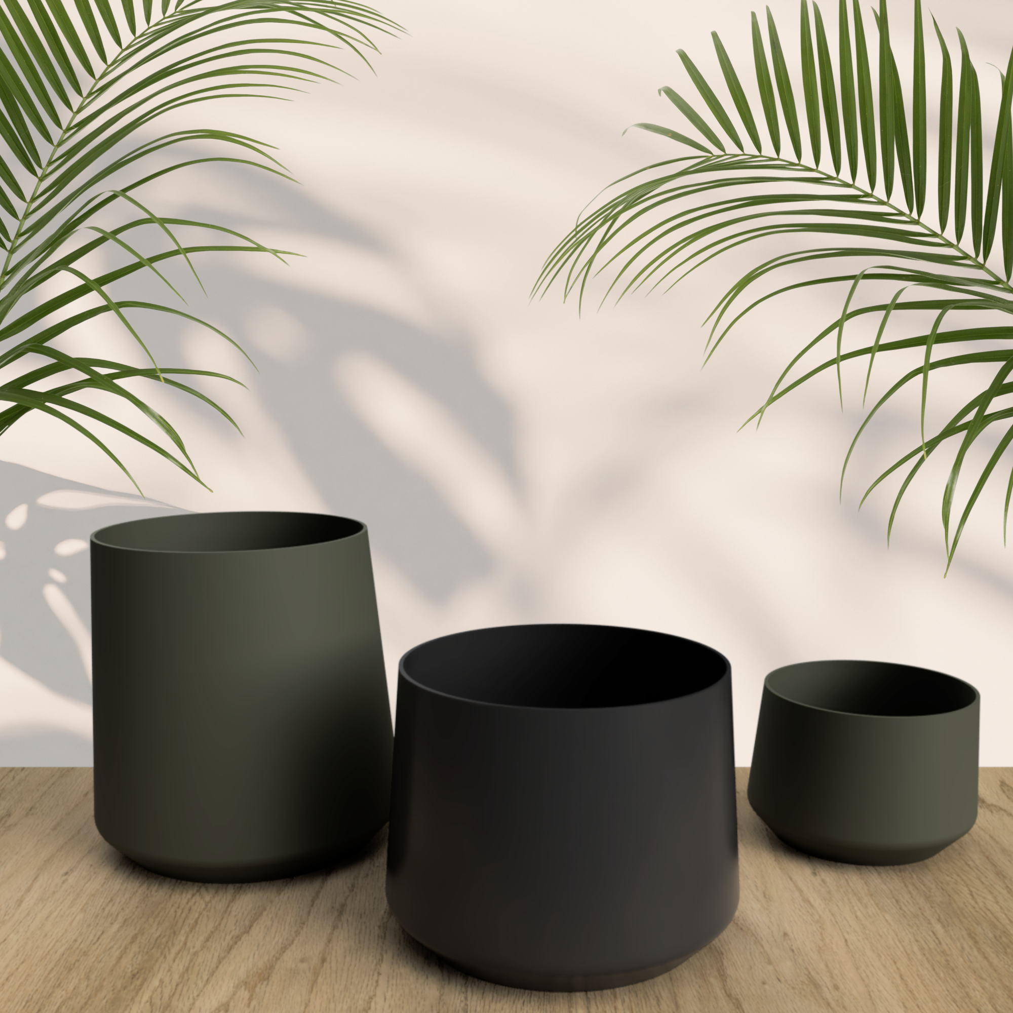 Miniatura 2 do modelo 3D Simple planter set