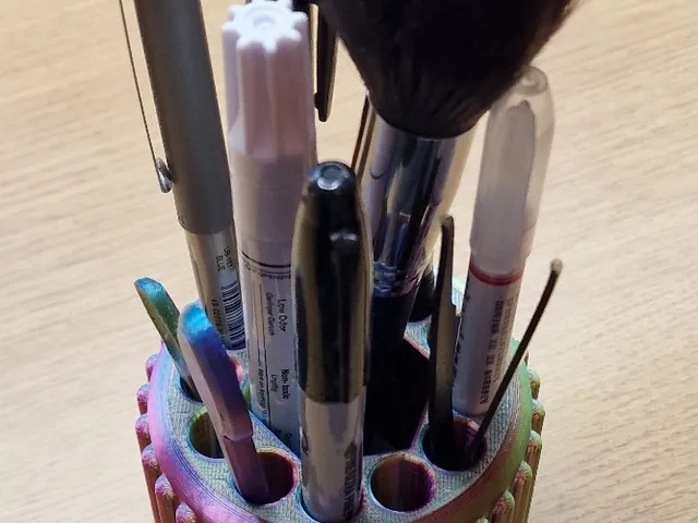 Rotary accessory storage