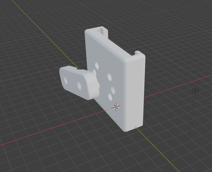 Golf Cart Mount Bracket 3D model